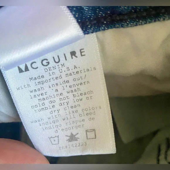 McGuire Denim skirt  Anthropologie size 28 - Picture 4 of 10